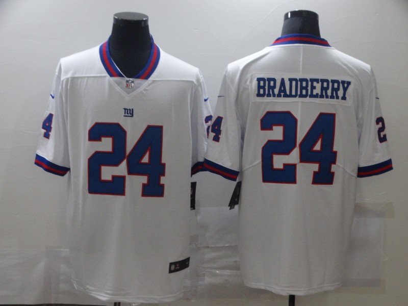 Men's New York Giants James Bradberry #24 White Jersey